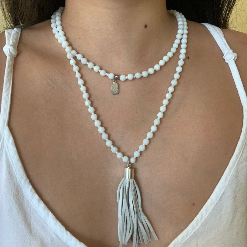 Marrin Costello Beaded Tassel Necklace